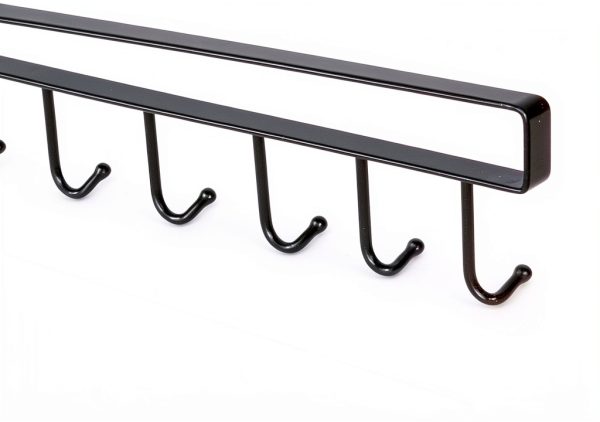 Mug Hooks Under Cabinet – Nail‑Free Hanging Rack for Cups and Utensils-2