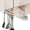Mug Hooks Under Cabinet – Nail‑Free Hanging Rack for Cups and Utensils-1