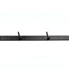 Metal Coffee Mug Rack Wall Mounted Dahey Set of 2 with 8 Hooks Black-4