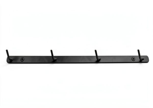 Metal Coffee Mug Rack Wall Mounted Dahey Set of 2 with 8 Hooks Black-4