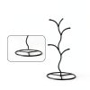 2 Pack Mug Holder, Metal Coffee Mug Holders Tree, Decorative Mug Rack, Mug Cup Tree for Kitchen Decor Organizer, Black-3