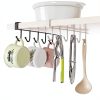 Mug Hooks Under Cabinet – Nail‑Free Hanging Rack for Cups and Utensils-5