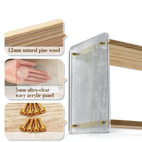 Matcha Whisk Set Organizer by MADHOLLY 2‑Tier Pine Wood Station-1