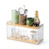 Matcha Whisk Set Organizer by MADHOLLY 2‑Tier Pine Wood Station-6
