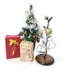 Coffee Mug Holder SASIDO Countertop Mug Tree with Iron Wood Leaf-3