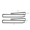 Coffee Mug Hanger xympo Clip On Shelf for Cabinets Steel Pack of 2-3