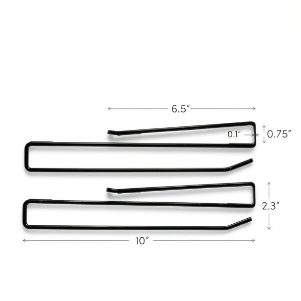 Coffee Mug Hanger xympo Clip On Shelf for Cabinets Steel Pack of 2-3