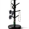 Coffee Mug Tree Rotatable 8-Hook Wooden Holder by Lorbro-7