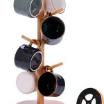 Mug Holder Tree 360° Rotated Bamboo Mug Rack by Krispmaild Extra Large-0