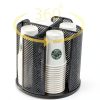 Coffee Cup Dispenser YTROG Rotating Cup & Lid Holder 3-16oz-0