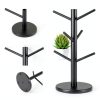 Mug Holder Tree Fertoriy Wood Cup Stand with Thick Non‑Slip Base-2