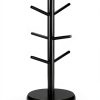 Coffee Mug Tree Rotatable 8-Hook Wooden Holder by Lorbro-4