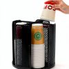 Coffee Cup Dispenser YTROG Rotating Cup & Lid Holder 3-16oz-3