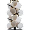 Coffee Mug Tree Rotatable 8-Hook Wooden Holder by Lorbro-3