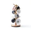 Mug Holder Tree 360° Rotated Bamboo Mug Rack by Krispmaild Extra Large-2
