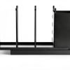 Dunatou Cup and Lid Holder Adjustable 4-Compartment Organizer - Black-6