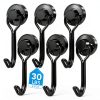 LOVIMAG Hooks, 30lbs+ Magnetic Magnet Hook 2026 Cruise Cabin Ship Essentials Heavy Duty Strong Refrigerator Fridge Hanging for Classroom Beach Vacation Kitchen Grills Home Mug Hanger (6 Pack)-0